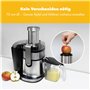 Profi Cook PC-AE 1156 - Centrifugeuse Professionnelle - Bol 1 litre - 5 vitesses - Fonction turbo - Commande tactile - Affichage