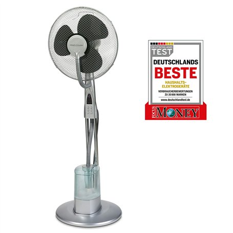 ProfiCare PC-VL 3069 LV Ventilateur sur pied avec brumisation d'eau à 3 niveaux et télécommande multifonction