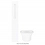 Clatronic climatiseur mobile CL 3716, Amazon Alexa et Google Assistant ; refroidissement 3 en 1, déshumidificateur, ventilateur,