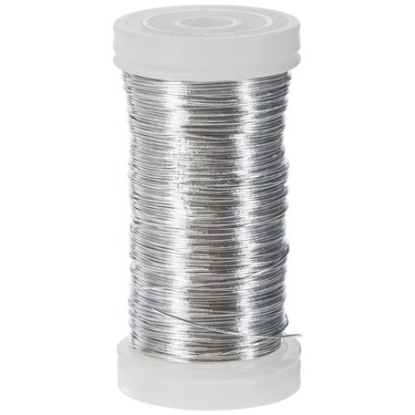 Rayher 2400121 Bobine de fil de fer en platine