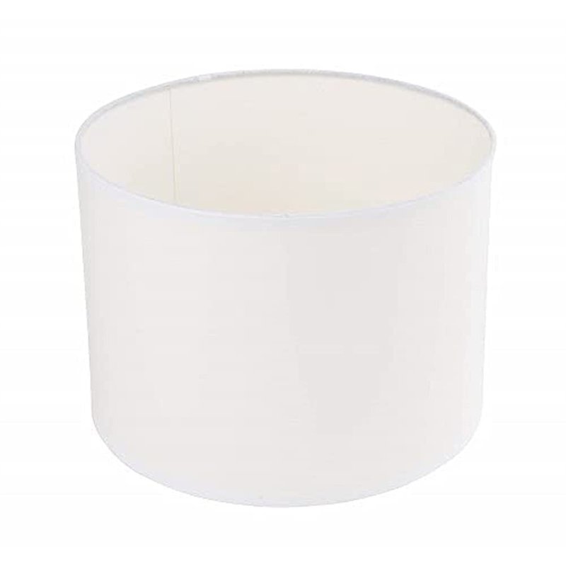 Rayher Hobby 2308302 Abat-jour, rond, diamètre 25 cm, hauteur 15 cm, 100 % polyester, pour lampe à poser ou à suspendre, égaleme