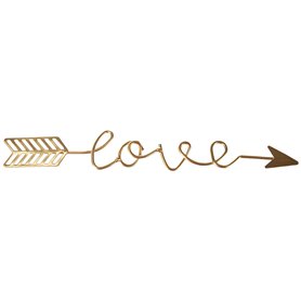 Rayher 46199616 Déco métallique Ecriture Love