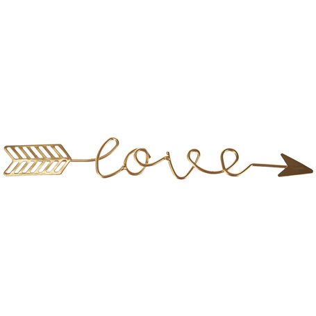 Rayher 46199616 Déco métallique Ecriture Love