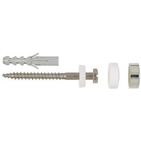 fischer - Kit de fixation pour WC au sol WCN - 2 chevilles S 8