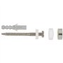 fischer - Kit de fixation pour WC au sol WCN - 2 chevilles S 8