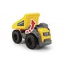Dickie Toys Camion Volvo Mack avec 2 véhicules Volvo sur remorque, camion-benne et chargeur sur roue, remorque à découpler, pièc