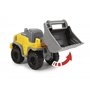 Dickie Toys Camion Volvo Mack avec 2 véhicules Volvo sur remorque, camion-benne et chargeur sur roue, remorque à découpler, pièc