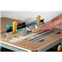 wolfcraft 6901000 - Butée de Fraisage Parallèle - Pour Master Cut 1500/2500/2600 - Pour Défonceuses