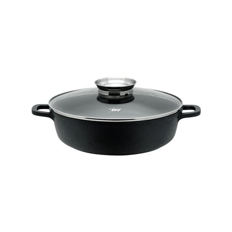 Elo Sauteuse 24 cm avec Couvercle - Marmite Induction en Fonte d'Aluminium