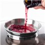 Elo Sauteuse 24 cm avec Couvercle - Marmite Induction en Fonte d'Aluminium, Verre et Acier Inoxydable - Cocotte Noire, Noir
