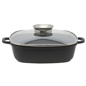 Elo 8668026 Mijoteuse carrée avec couvercle en verre 28 cm