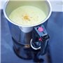 BAUMALU - Saucière Bain-Marie - Acier Inoxydable 18/10 Haut de Gamme - Tous Feux dont Induction - Triple Fond Diffuseur - Gradua