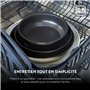 BAUMALU - Saucière Bain-Marie - Acier Inoxydable 18/10 Haut de Gamme - Tous Feux dont Induction - Triple Fond Diffuseur - Gradua