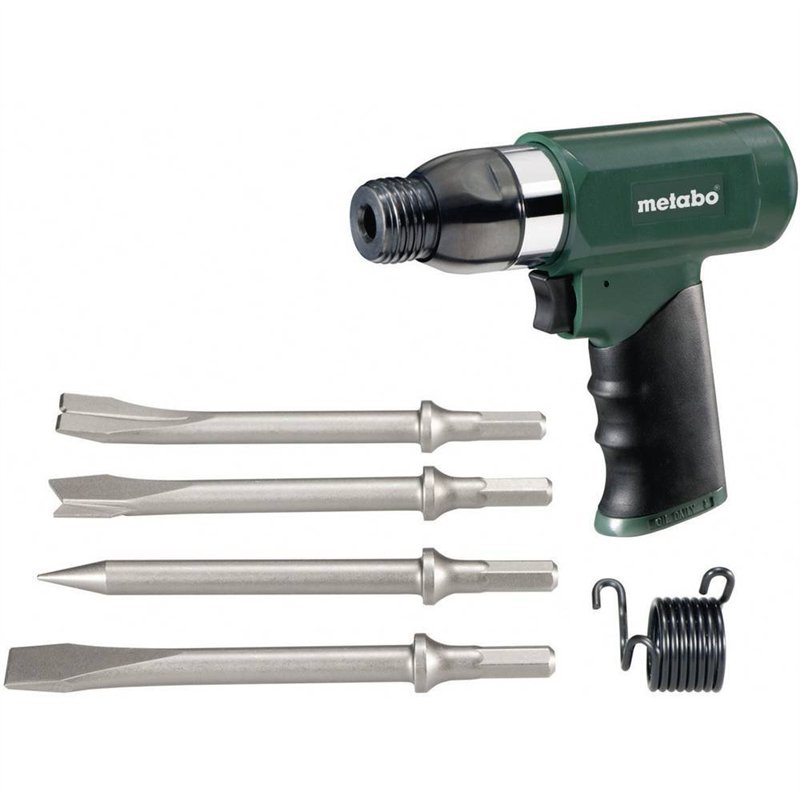 Marteau burineur à air comprimé METABO DMH 30 Set + 4 burins - 6.04115.50