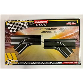 Carrera - Voitures - Aiguillages mécaniques droite + gauche