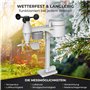 National Geographic Station Météo Couleur Sans Fil Avec Capteur Extérieur 5 En 1 De Température/Humidité De L’air/Pression Atmos