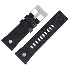 Diesel Bracelet De Montre 28mm Cuir Noir - DZ-7313