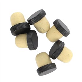 Fackelmann 05700 Lot de 6 bouchons de liège