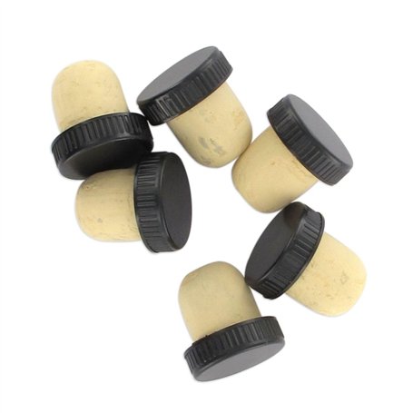Fackelmann 05700 Lot de 6 bouchons de liège