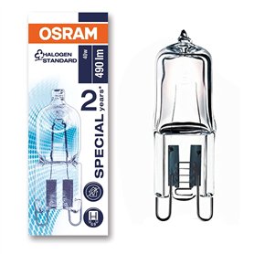 Osram 40W 230v G9 66740 Halopin Four nominale lampe halogène Blanc chaud