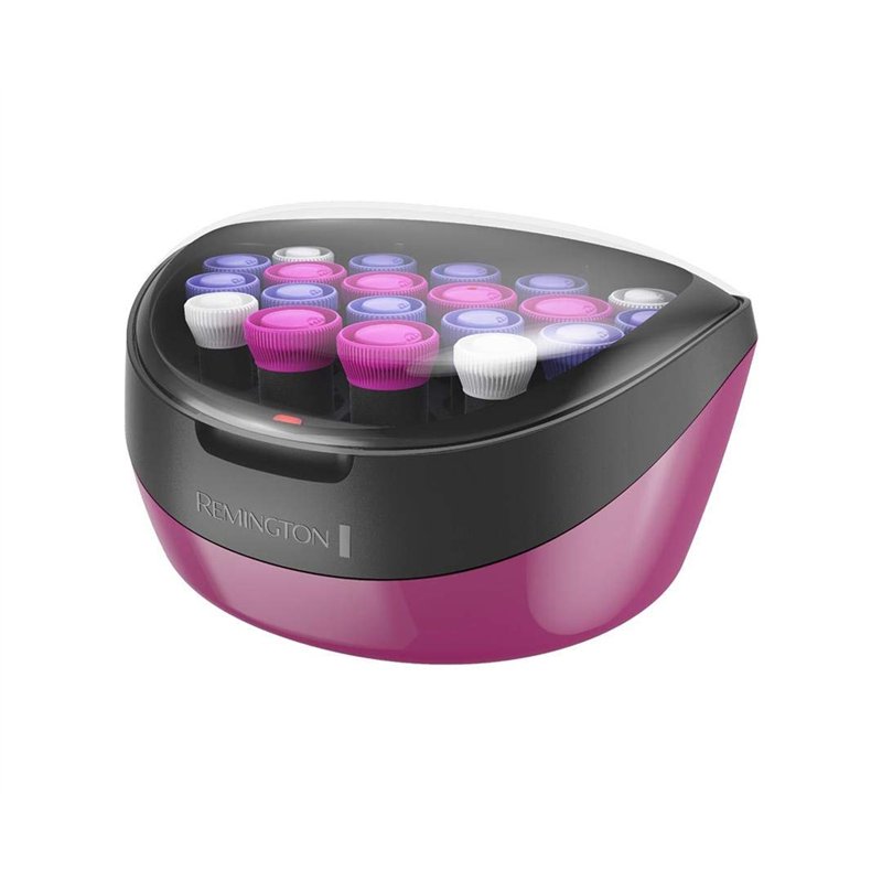 Image secondaire de Remington Bigoudis Cheveux [3 styles de Boucles] Ionic Rollers Rose & Noir (Coffret 20 rouleaux de 3 tailles avec pinces et atta