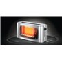 Russell Hobbs Grille Pain [Fente longue 2 Toasts/ 1 Tranche baguette] Elegance Acier chromé (Fente large, 6 Niveaux de Brunissag