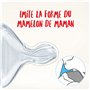 NUK Perfect Start First Choice+ Lot biberon | 0-6 mois | 4 biberons anti-coliques, 1 sucette, 1 goupillon et plus encore | Sans 