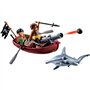 Playmobil - 70493 - Barque des Pirates avec Requin-Marteau