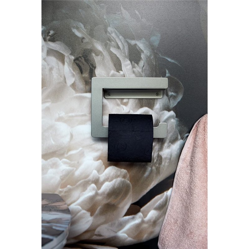 Image secondaire de WENKO Dérouleur Papier WC Montella - Porte-Rouleaux de Papier à Visser, Inoxydable, Aluminium, 17 x 14 x 5.5 cm, Anthracite