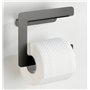 WENKO Dérouleur Papier WC Montella - Porte-Rouleaux de Papier à Visser, Inoxydable, Aluminium, 17 x 14 x 5.5 cm, Anthracite