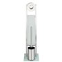WENKO Combiné WC Rivalta et Brosse Rechange| 3 en 1 | Brosse WC Dérouleur Papier Toilette | Stockage Papier | Tête de Brosse rem