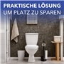 WENKO Combiné WC Ravina 3en1 WENKO | Brosse WC à tête remplaçable et dérouleur Papier Toilette, Range Papier Toilette jusqu'à 3 