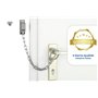 Maximex Chaîne poignée de porte verrouillable, Argent mat