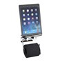 WENKO Dérouleur papier WC avec tablette acier inox Brillant
