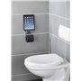 WENKO Dérouleur papier WC avec tablette acier inox Brillant