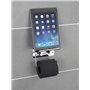 WENKO Dérouleur papier WC avec tablette acier inox Brillant