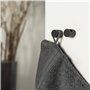 Tiger Bold Ensemble d'Accessoires de Toilettes - Porte-Brosse WC- Porte-Rouleau Papier Toilette sans Rabat - Crochets Porte-Serv