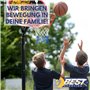 BEST SPORTING Mini Ballon de Basketball Micro Adventure - Taille 1, Orange, 160 g - Qualité Supérieure pour Enfants