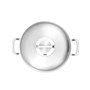 Fissler Original-Profi Collection Cocotte en Acier Inoxydable (4,8 l – Ø 28 cm), Sautoir Rond avec Couvercle Métallique – Compat
