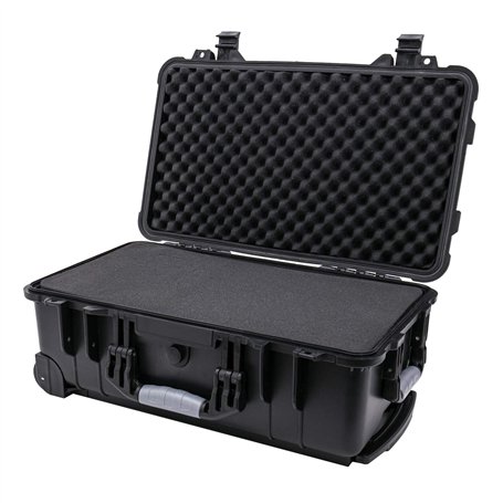 HMF ODK400 Valise à roulettes d'extérieur avec mousse prédécoupée 56 x 34