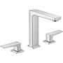 hansgrohe Metropol Mélangeur de lavabo 3 trous poignées manettes