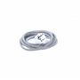 as - Schwabe 87202 cordon pour fer à repasser 3 x 1,0 mm Blanc