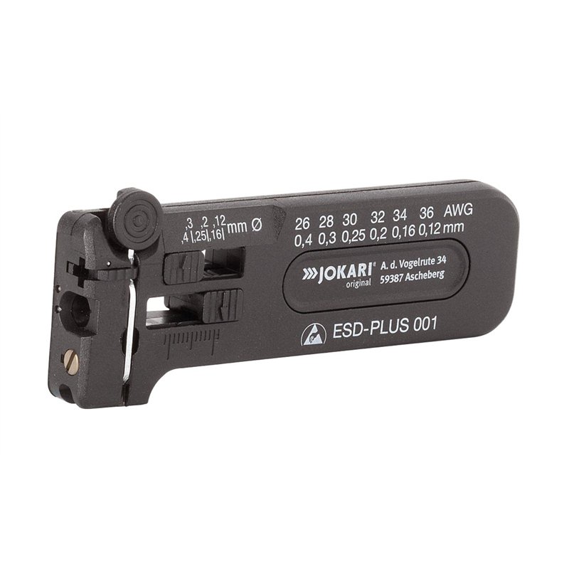 JOKARI J40027 - Pelacables de microprecisión ESD-Plus (0,12 a 0,40 mm)