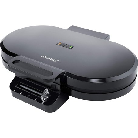 Steba Gaufrier double pour 2 x 5 gaufres en forme de cœur