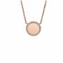 5.1 Cm D'Extension Collier En Acier Inoxydable Or Rose