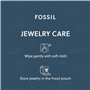 Fossil Collier Pour Femmes, 40.6 Cm De Longueur, 5.1 Cm D'Extension Collier En Acier Inoxydable Or Rose, JOF00491791