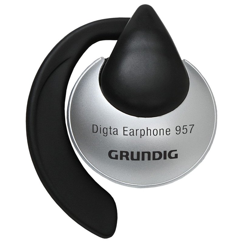 Grundig pcc9573 Noir, Argent ohrumschließend d'oreille – Casque (ohrumschließend, d'oreille, câblé, Noir, Argent)