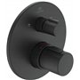 Ideal Standard CERATHERM T100 Ensemble Thermostatique Bain Douche Rond Encastré Corps et Façade Inverseur Deux Sorties Finition