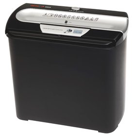 Genie 255 Destructeur de CD et papiers avec corbeille (Argent/noir)