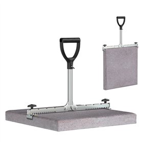Lève-dalle LANGFIT avec poignée extra-longue - Modèle 30-50 cm - Dos et hanches préservés ! - Capacité portante jusqu’à 60 kg -